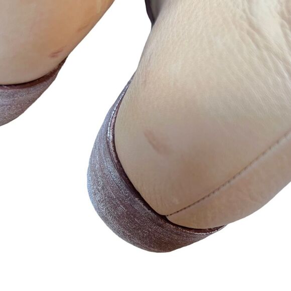 Free People “Royale” D’orsay Style Leather Pointed Toe Flat - Picture 9 of 10